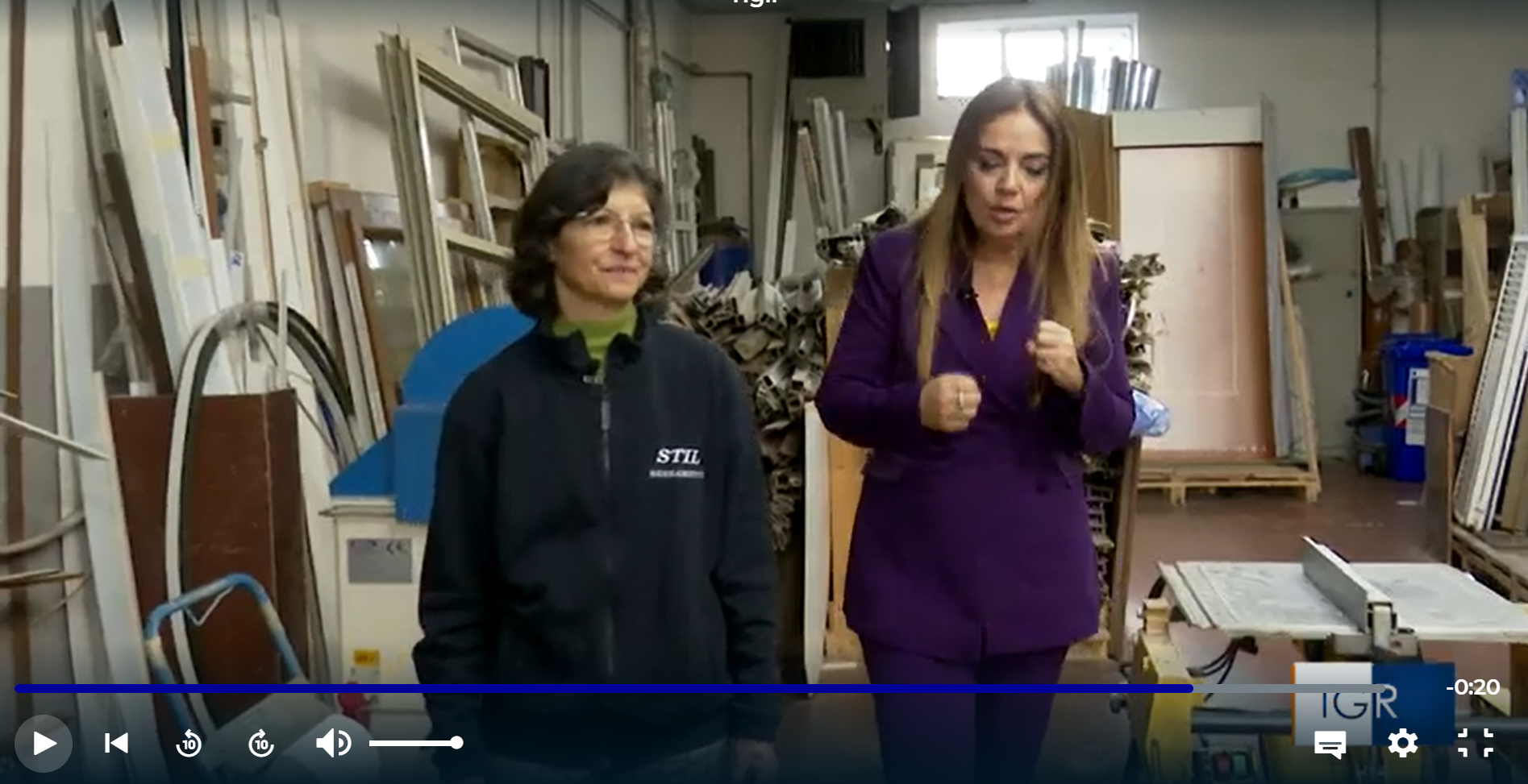 TGR intervista Patrizia Lionello Stil serramenti